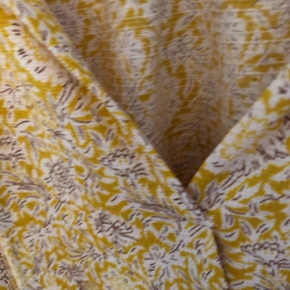 Melloday BOHO ruffled V neck bouncy blouse medium - Picture 6 of 14